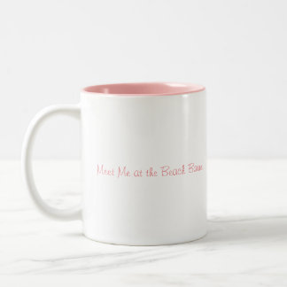 Flamant rose Beach Barre Mug