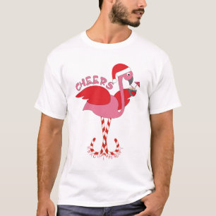 Flamant rose Boire Cocktail T-Shirt