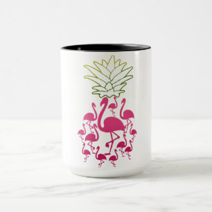 Flamant rose Bousseline mignonne   Cadeaux de Mug