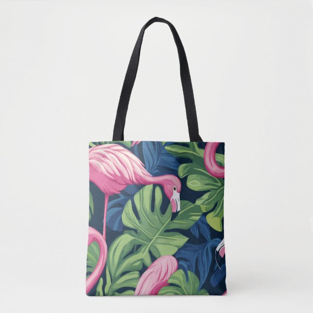 Flamant rose chic Sac fourre-tout (Devant)