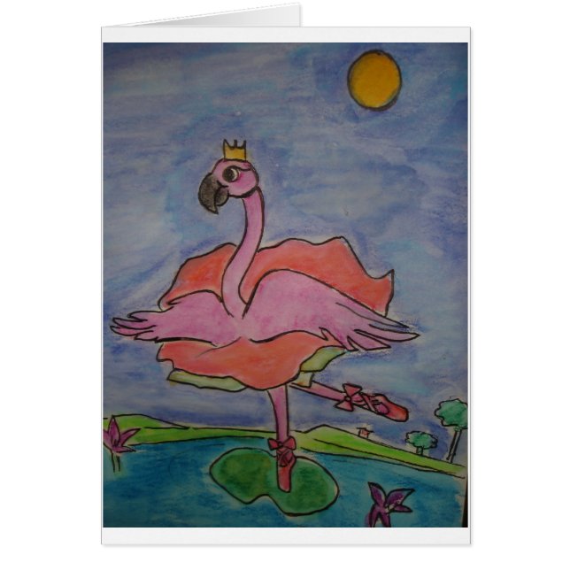 Flamant rose de danse (Devant)