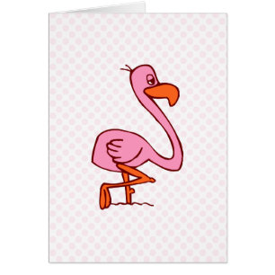 Flamant rose de secousse