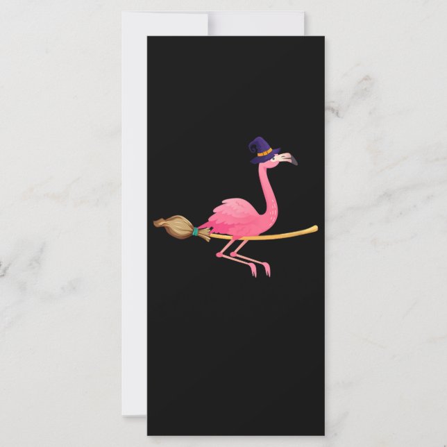 Flamant rose | Femmes Drôle Flamant rose Sorcière  (Devant)