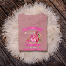 Flamant rose Grammingo Tshirt graphique pour grand