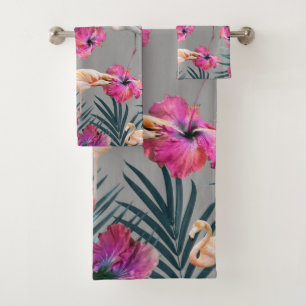 Flamant rose Hibiscus Jungle Siesta #1 #tropical