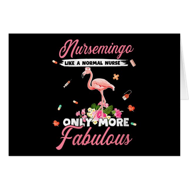 Flamant rose | Infirmière comme infirmière normale (Devant horizontal)