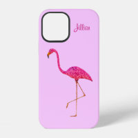Flamant rose iPhone 12 Coque