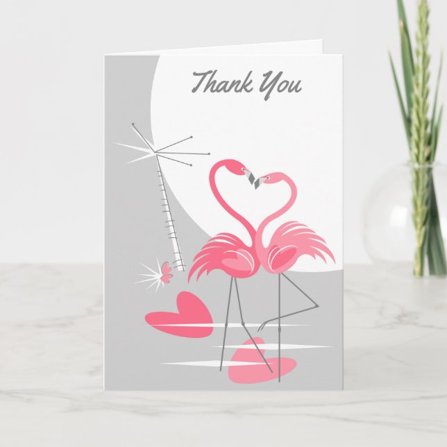 Flamant rose Love Grand Lune Merci texte (Devant)