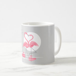 Flamant rose Love mug
