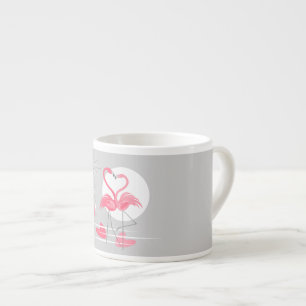 Flamant rose Love mug espresso