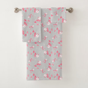 Flamant rose Love Multi Serviette