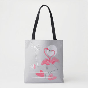 Flamant rose Love sac fourre-tout multi-back