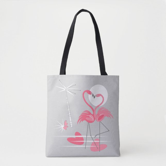 Flamant rose Love sac fourre-tout multi-back (Devant)