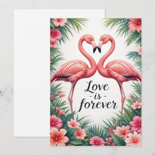Flamant rose Love Tropical Decor
