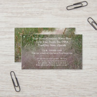 Flamant rose Marsh Grass à la Carte de visite Shor