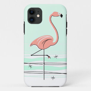 Flamant rose Ocean Aqua coque iphone