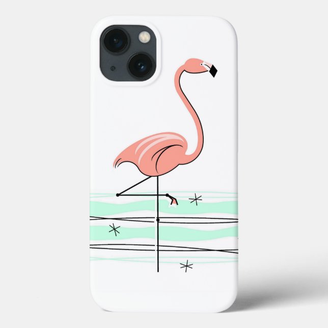 Flamant rose Ocean iPad Mini coque (Verso)