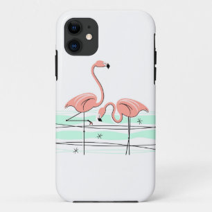 Flamant rose Ocean Pair coque iphone