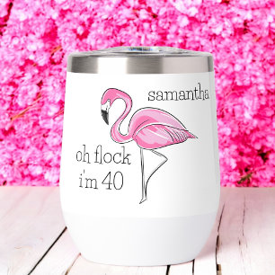 Flamant Rose Oh Troupe Je Suis Né Un Anniversaire
