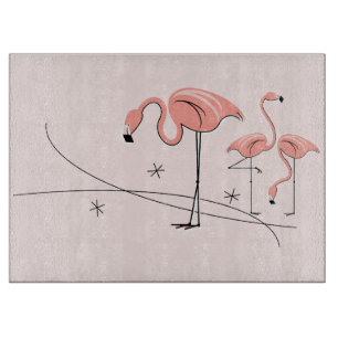Flamant rose Pink Trio 3 planche à découper