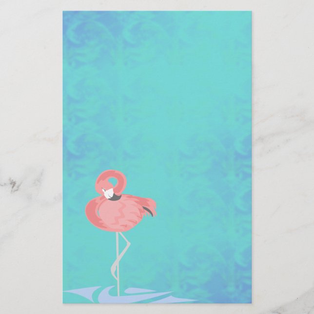 Flamant rose rose (Devant)