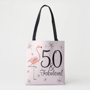 Flamant rose rose '50 et fabuleux !' tout le sac f