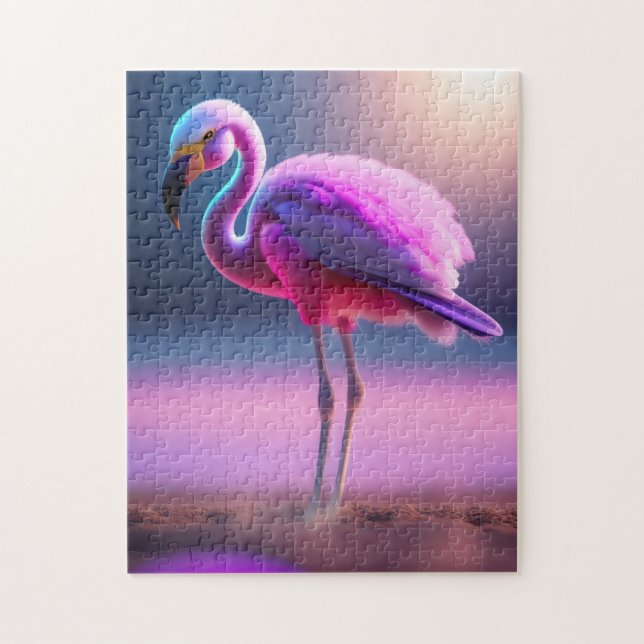 Flamant rose ROSE ART JIGSAW PUZZLE (Vertical)