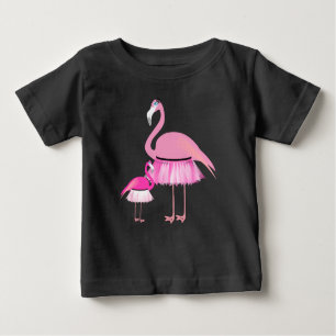 Flamant rose rose - Baby Fine Jersey T-shirt 