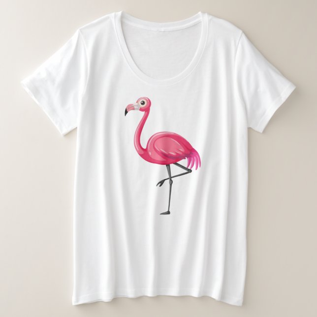 Flamant rose rose Bird-89686 (Design devant)