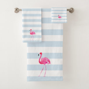 Flamant rose rose Blancs & Bleus