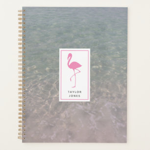 Flamant rose rose Océan Eau personnalisée