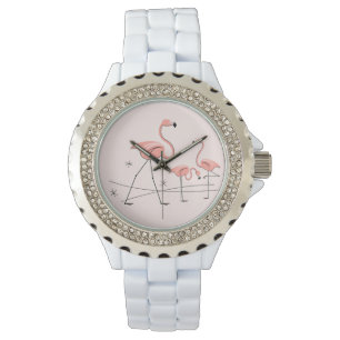 Flamant rose Rose Trio 2 montre