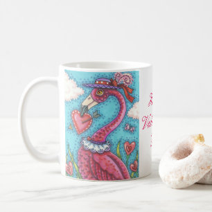 FLAMANT ROSE ROSE VALENTINE CLASSIQUE MUG