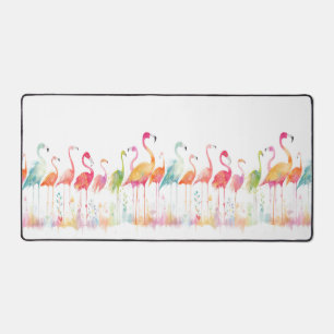 Flamant rose Whimsical Oiseaux Bureau Mat