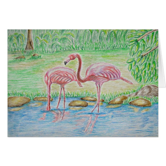 Flamants roses (Devant horizontal)
