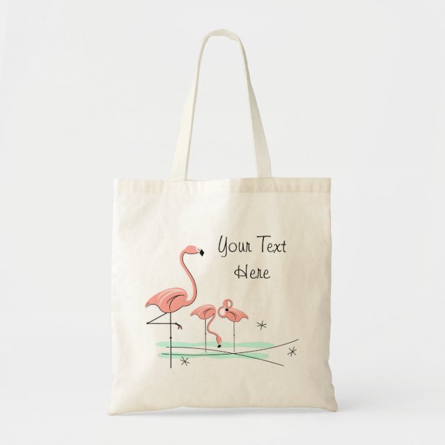 Flamants roses Ocean Trio 4 sac fourre-tout 'Texte (Devant)