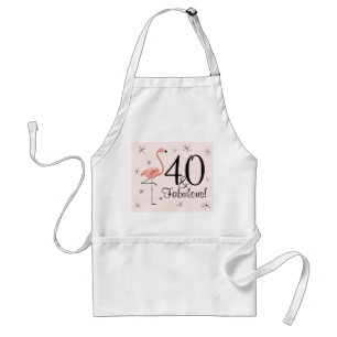 Flamants roses rose 40 et fabuleux ! tablier