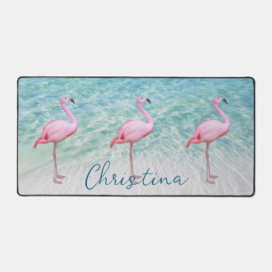 Flamants roses Rose Cute Plage Tropical Personnali
