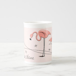 Flamants roses Rose Trio 3 Nom os chine mug