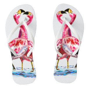 Flamants roses roses tongs - Votre couleur