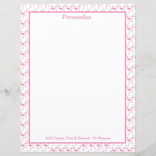 Flamants roses Tropical Rose Personnalisent La Pap