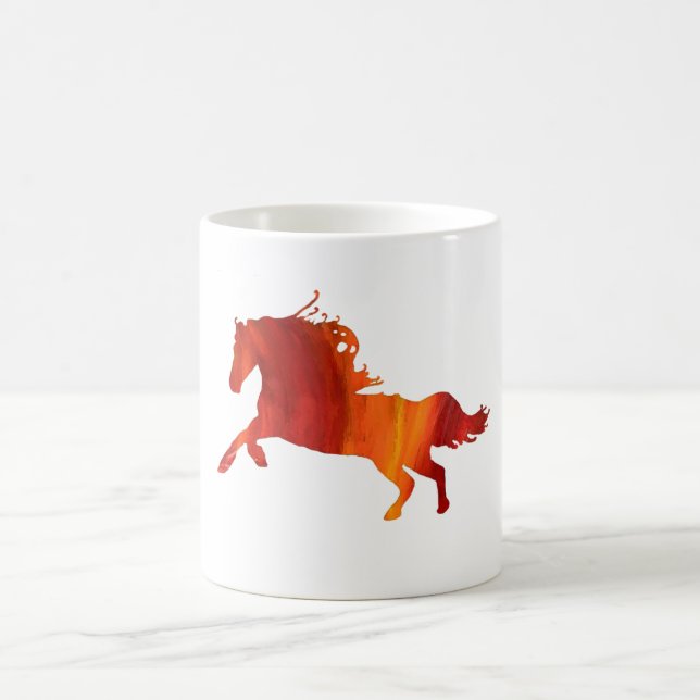 Flame Horse classique Mug (Centre)