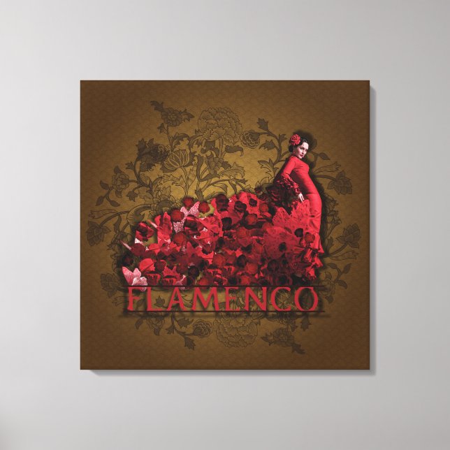 Flamenco - Toile Enveloppée (Recto)