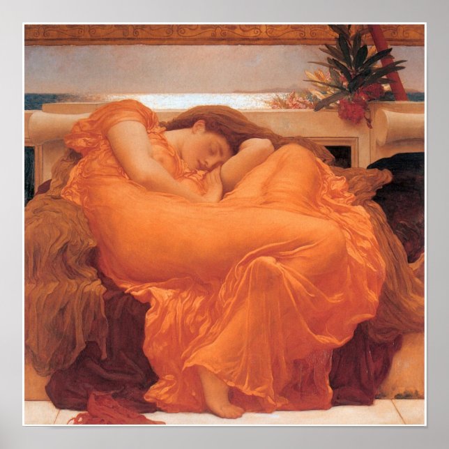 Flaming June Poster Print (Devant)