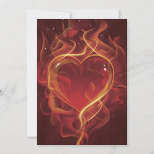 FlamingFlamingHeart feu d'amour rouge foncé flamme