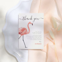 Flamingle | Flamant rose Anniversaire Merci