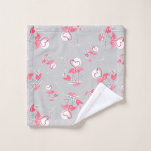 Flamingo Love Serviette de bain multi-lavage