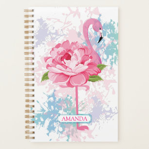 Flamingo rose Floral Design personnalisé
