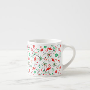 Flamingo rouge de Noël mug multi espresso