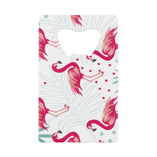 Flamingo tropical et feuille, motif d'été. (Devant)